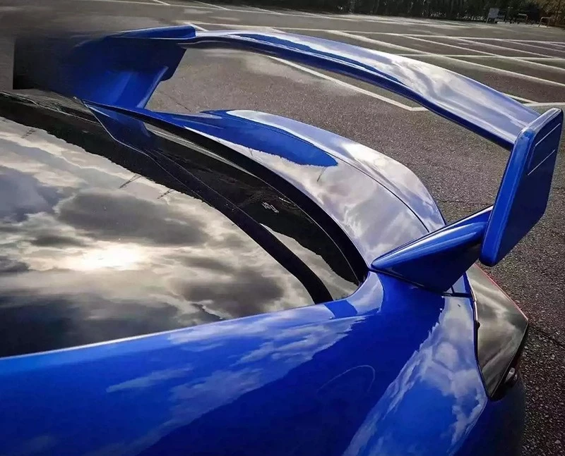 

Suitable For Toyota GR86 Subaru BRZ Carbon Fiber Tail Wolf Flame Three-stage Fixed Wind Wing Spoiler Modification