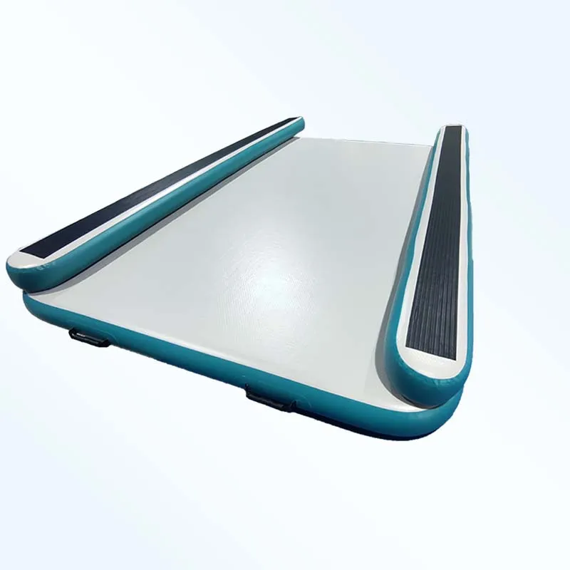 Inflatable Lake Float Multi Person Swim Deck With None Slip Surface Water Platform Floating Island Dock for Pool Lake River Fun