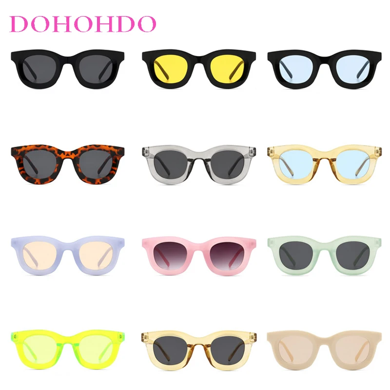 2025 Vintage Luxury Small Frame Round Sunglasses Women High Quality Sunglass Anti-Glare Eyewear Travel Driving Shades Male UV400