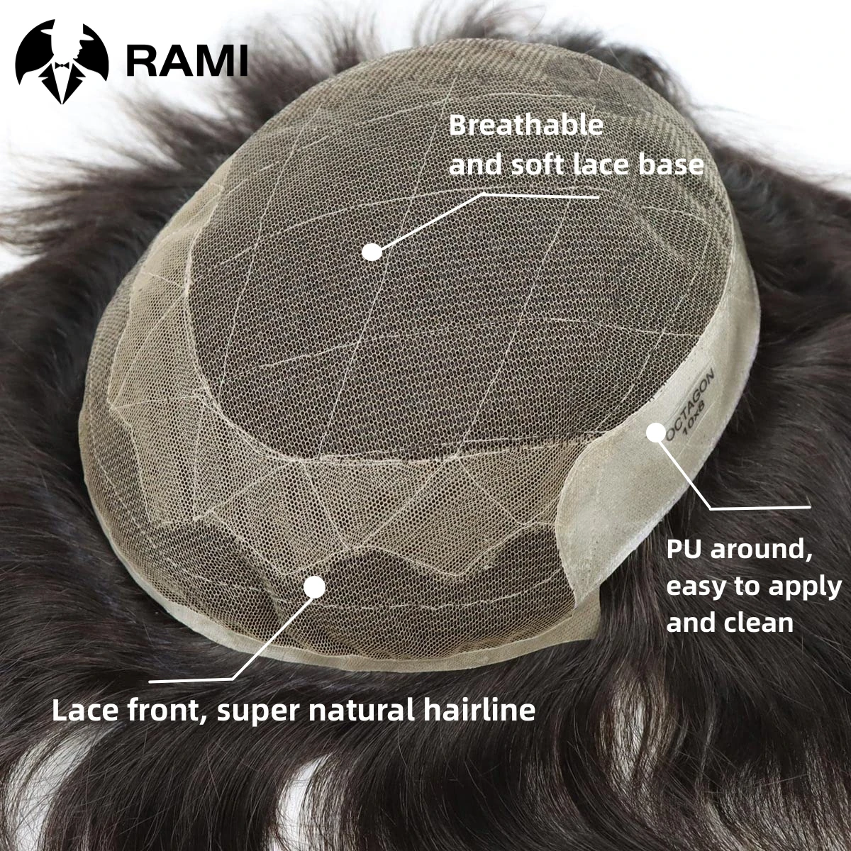 Men\'s Capillary Prothesis Natural Human Hair Wigs Men Lace PU Base Toupee Male Hair System Units Natural Hairline Wig For Man