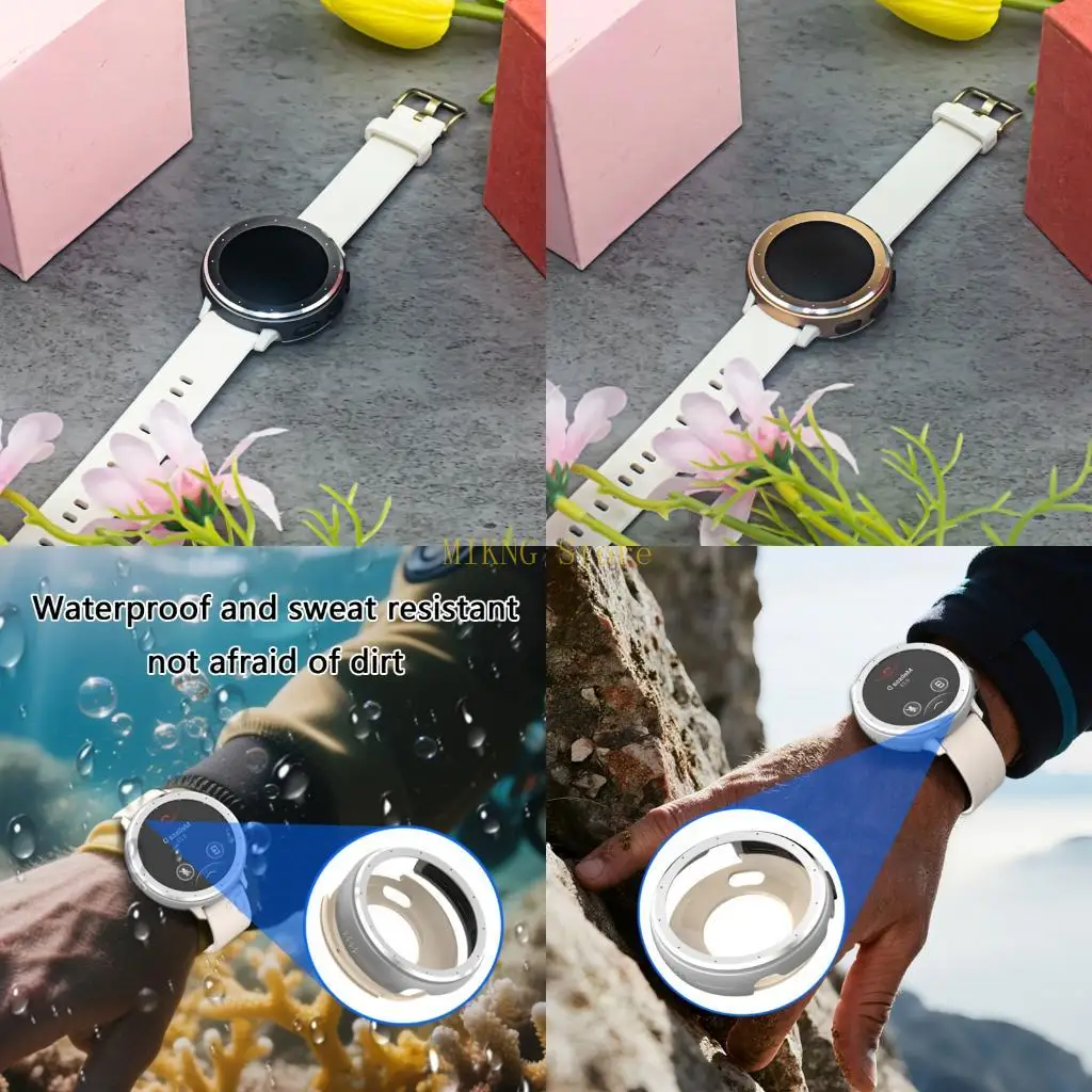 

Elegant Metal Shell For Smartwatch Lightweight Construction Scratch Resistant Defense best sale