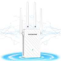 WONLINK 1200Mbps Wireless WiFi repeater dual band 2G/5.8G Signal Router WIFI Long Range Extender Amplifier WiFi Booster For Home