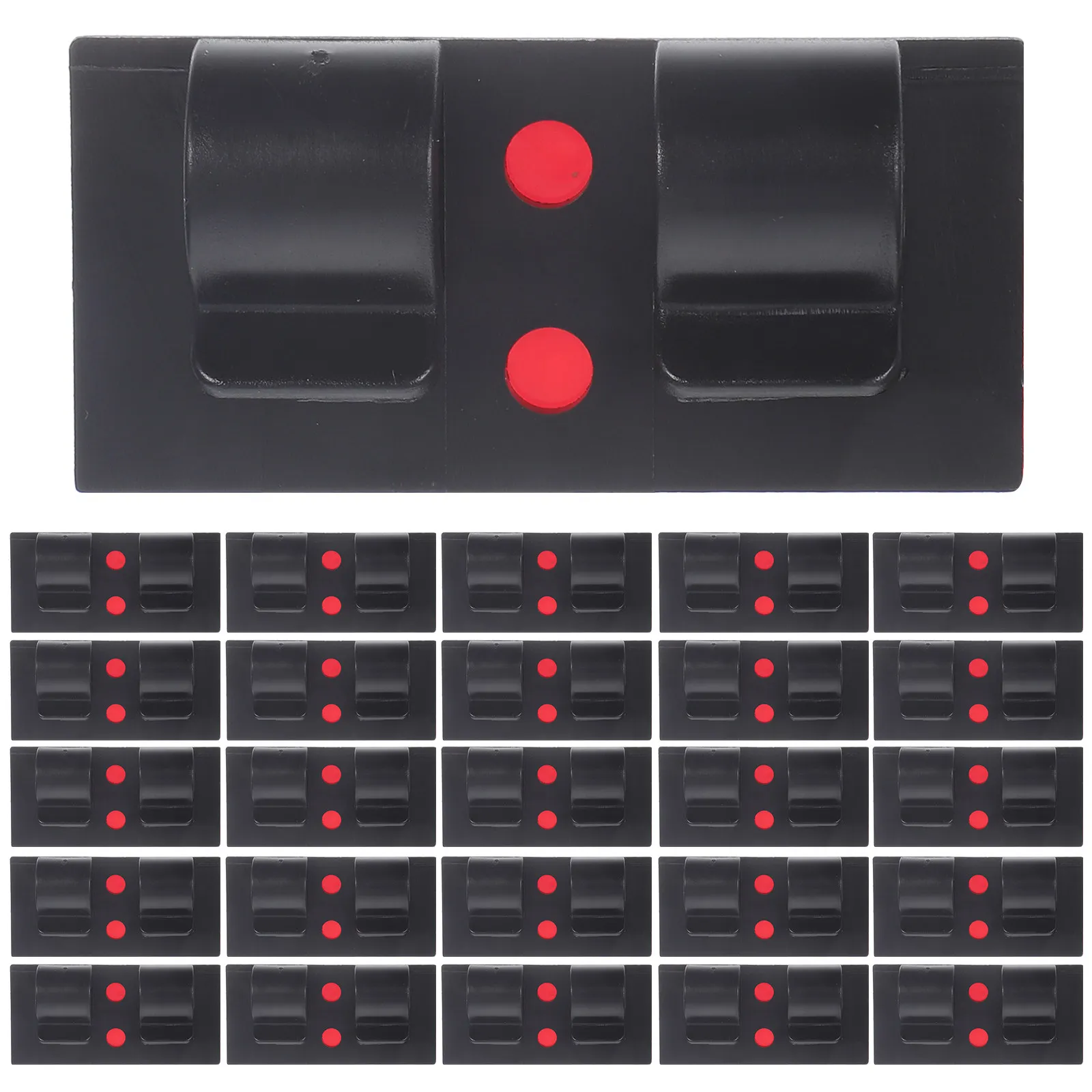 25Pcs Cable Clips Wire Organizer Adhesive Holder for Office Home Car Charger USB Power Cable Management Cord Fixing Light Strip