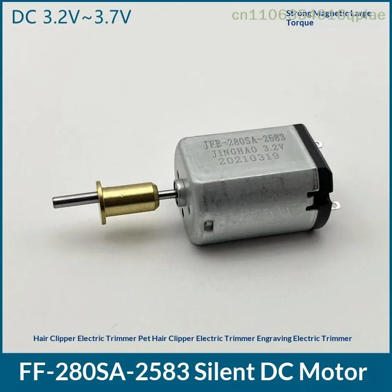 （Summer4）1 Pc DC3.2V-3.7V High Torque Hair Clipper Hair Clipper Carving Hair Clipper Motor FF280SA-2583 DC Motor