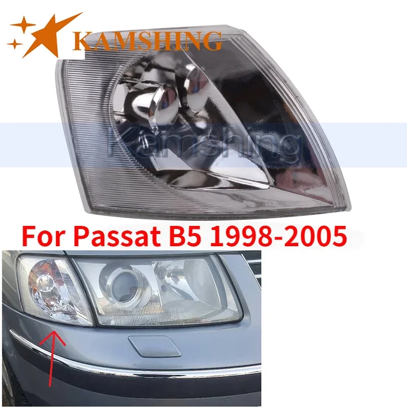 CAPQX dla Passat B5 1998-2005 przednie boczny błotnik światła narożne włącz światła reflektora lampka sygnalizacyjna