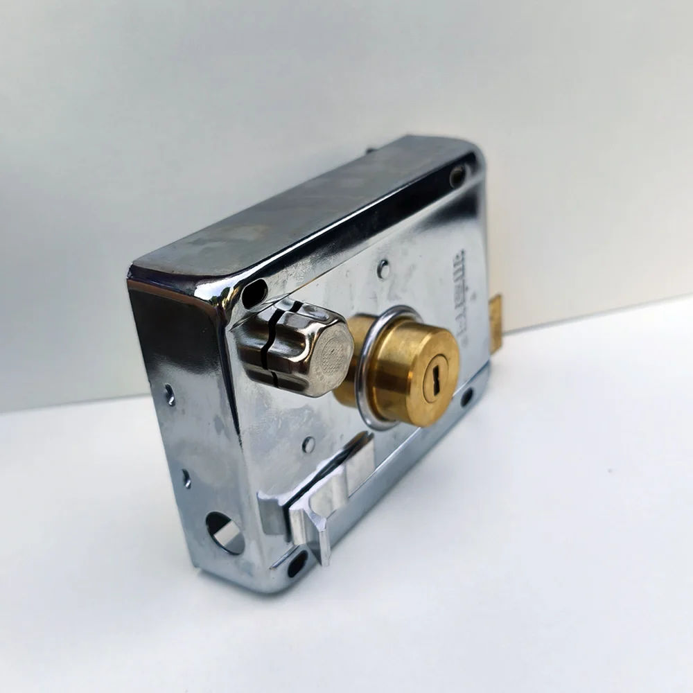 Exterior Door Lock Outdoor Safety Security padlocks Anti-Theft Lock Multiple Insurance Wood Gate Front House Locking Accessories