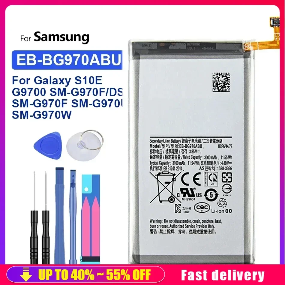 EB-BG970ABU Rechargeable Portable Battery For Samsung S10E G970 G970F G970U/W  Mobile Phone Batteries