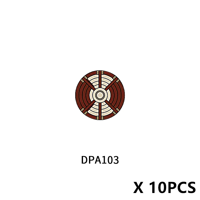 PJT060 10 قطعة الطوب فارس القرون الوسطى الإبداعية درع نموذج اللبنات اكسسوارات سلاح عمل أرقام لعب للأطفال