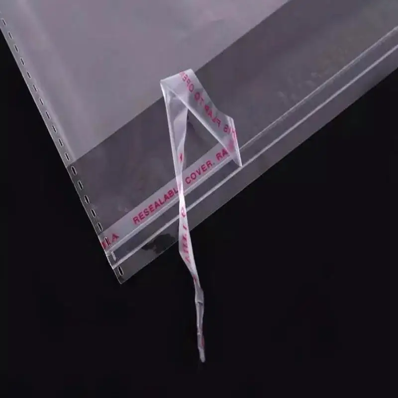 100pcs Width 25cm Clear Self Adhesive Cellophane Packing Bags Transparent LARGE Self Sealing Plastic Package Storage Poly Bag