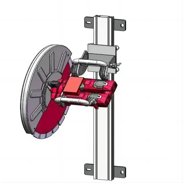 12 KW wall chaser use 650 mm blade and 1.2 m rail with CE certification