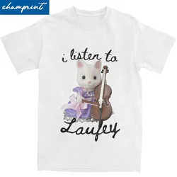 Laufey Calico Critter T-Shirts for Men Women Crazy Cotton Tees Round Neck Short Sleeve T Shirts Gift Idea Tops