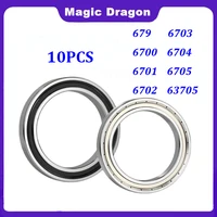 10 Uds 679ZZ 2RS 6700 10x15x4 6701 rodamiento 6702 6703 6704 6705 63705 25x32x7 azul 2rs ZZ rodamiento rígido de bolas ultrafino