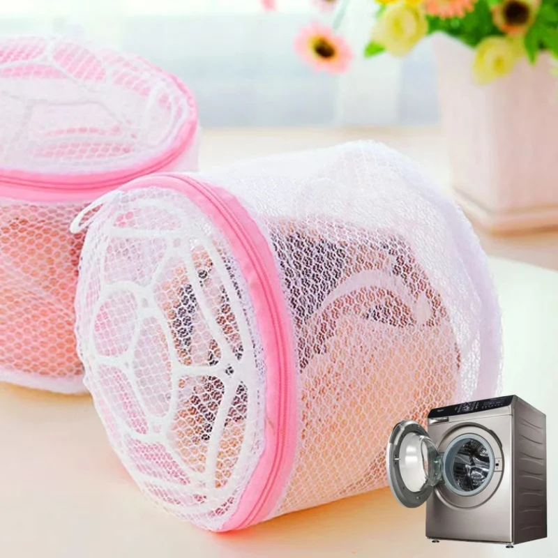 Washing Machine Underwear Cleaning Bag Bra Dedicated Nursing Mesh Laundry Bags Lingerie Zipper Storage Pouch Home Organizer