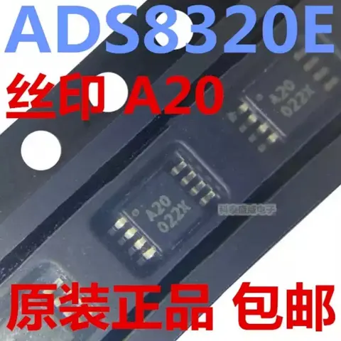New Original ADS8320 ADS8320E ADS8320EB Silkscreen A20 MSOP-8 Analog-to-Digital Converter