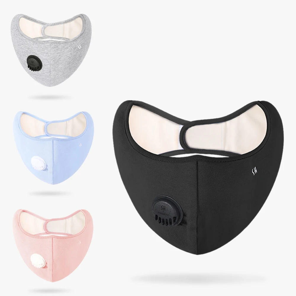 Cycling Face Mask Winter Sport Mask with Filter Washable Reusable Dust Protection Bandana Facemask for Women Outdoor Riding