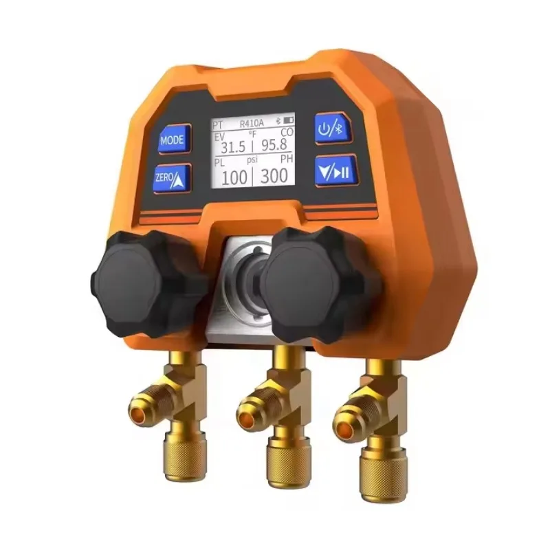 Automotive Air Conditioning Tool 4B Digital Electronic Pressure Gauge ABS Material -10~50C Fluorine Adding Snow 3-Year