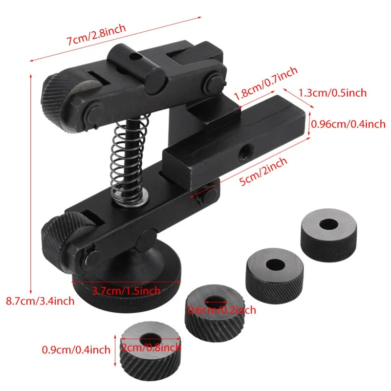 Knurling Tool Holder Linear Knurl Tool Lathe Adjustable Shank With Wheels Tools High Quality Convenient Tools