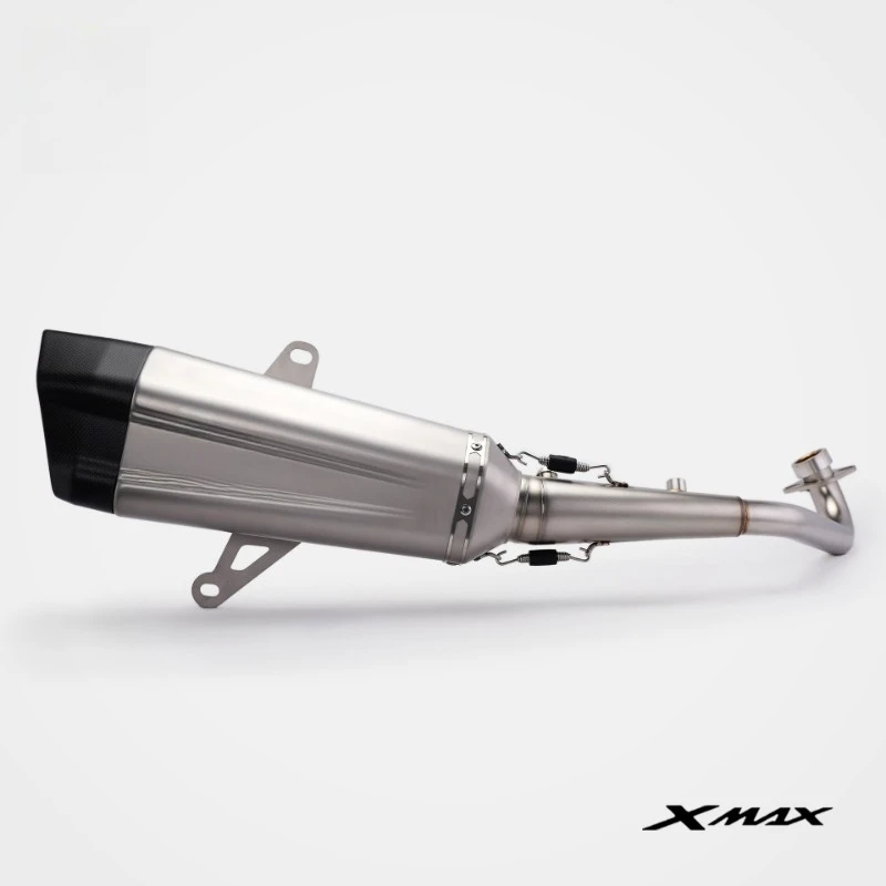 Full-Size Custom Motorcycle ExhaustRS Original Is Suitable For  XMAX300 Modified Stainless Steel Low Out Full-section Exha
