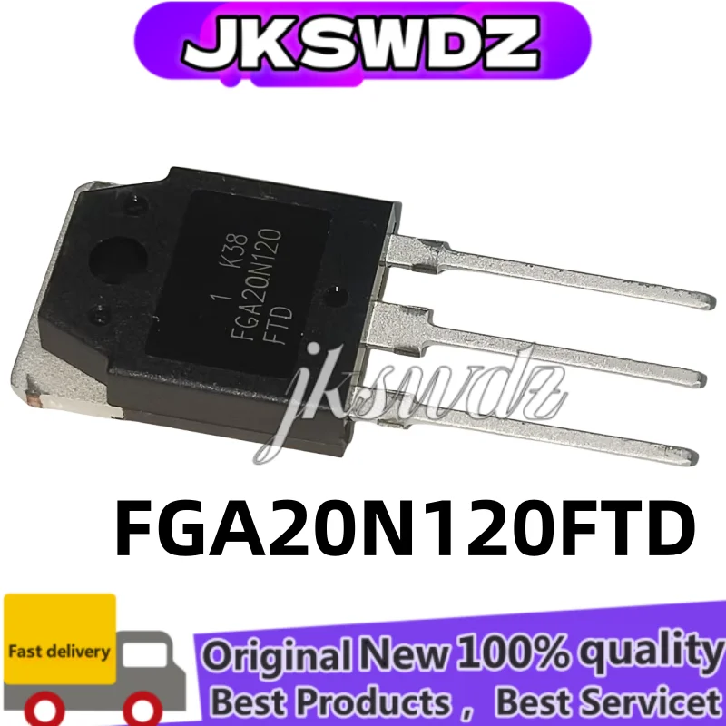 

10PCS New FGA20N120FTD 20N120FTD 20N120 TO-3P Electromagnetic Furnace High Power IGBT Tube Real shot imageJSWDZ