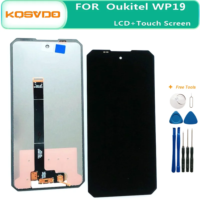 Nowy oryginalny wyświetlacz LCD OUKITEL WP19 PRO + ekran dotykowy Digitizer naprawa akcesoria zamienne do smartfona OUKITEL WP19