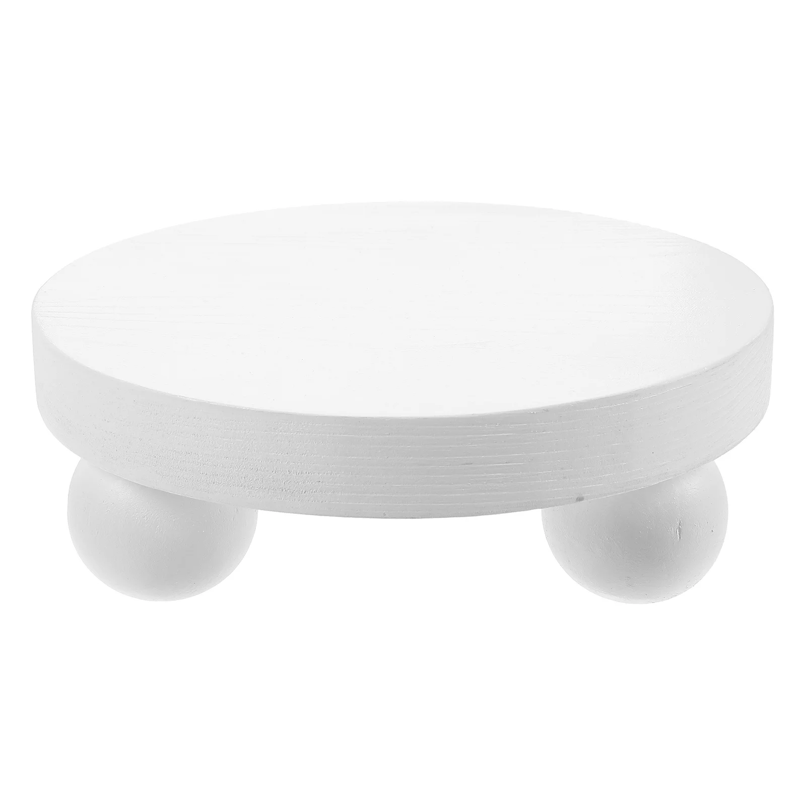 

Wooden Photography Stool Classic Pattern Natural Wood Photo Prop Small Decorative Bench Mini Round Stool for Home Decor