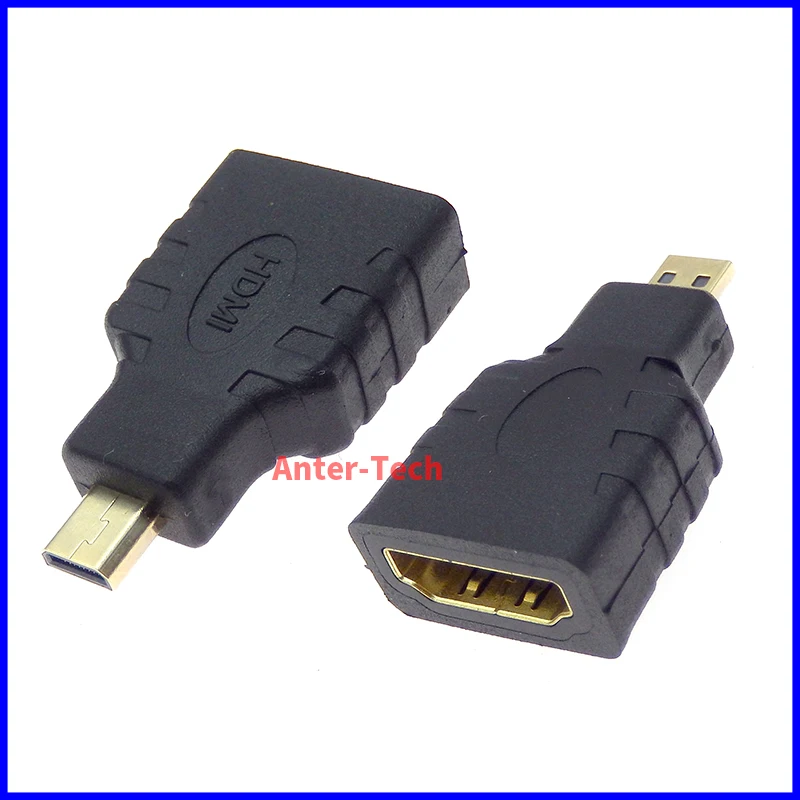 Micro HDMI Male To HDMI Female Converter Gold Plated Adapter Adapter For For PS3 HDTV HDMI Cable Extension Connector