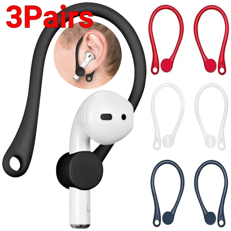 Mini casque Bluetooth sans fil anti-chute, crochets d'oreille, support de protection pour écouteurs, crochet d'oreille anti-perte pour Airpods 1, 2, Airpods, sport