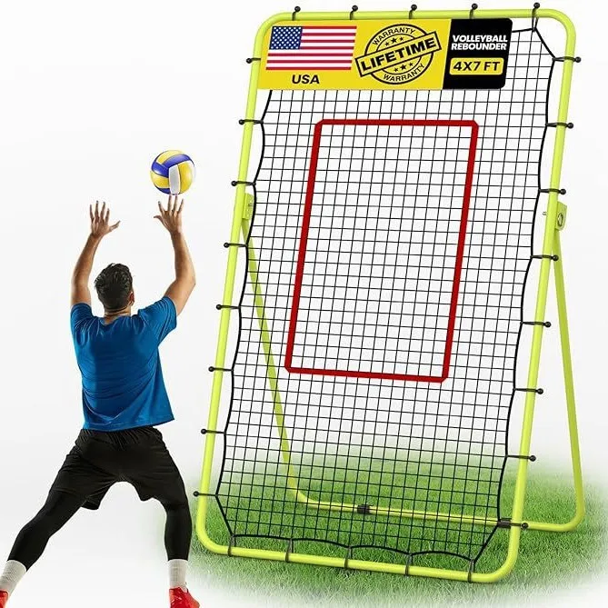 

4x7 волейбол отскок футбол бейсбол теннис тренировочная сетка портативный открытый портативный отскок