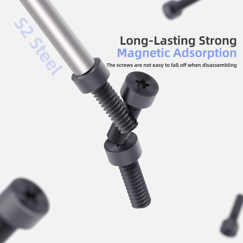 طقم مفك براغي دقيق ثلاثي الأبعاد طقم أدوات صامولة مغناطيسية قوية لتفكيك إصلاح الكمبيوتر المحمول PCB