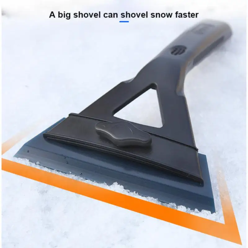 

Portable Car Ice Scraper Windshield Window Snow Shovel Adjustable Silicone Blade Snow Scraper Winter Car Cleaning Accessories