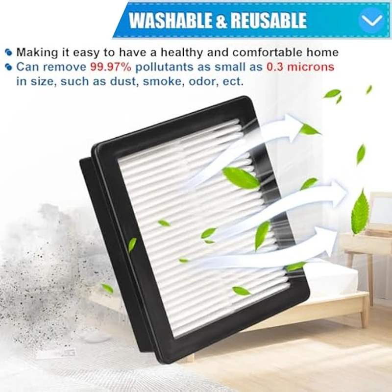 Filtro HEPA para Pro Team, 107315, Peças de reposição, Super Coach Pro 10, Super Coach Pro 6, Gofree Flex Pro e Provac FS 6