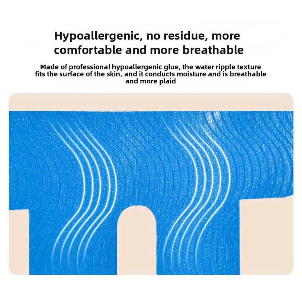 2pcs Breathable Precut Kinesiology Tape Elastic Precut Athletic Knee Tape Support & Stability Cotton Material Elastic Tape