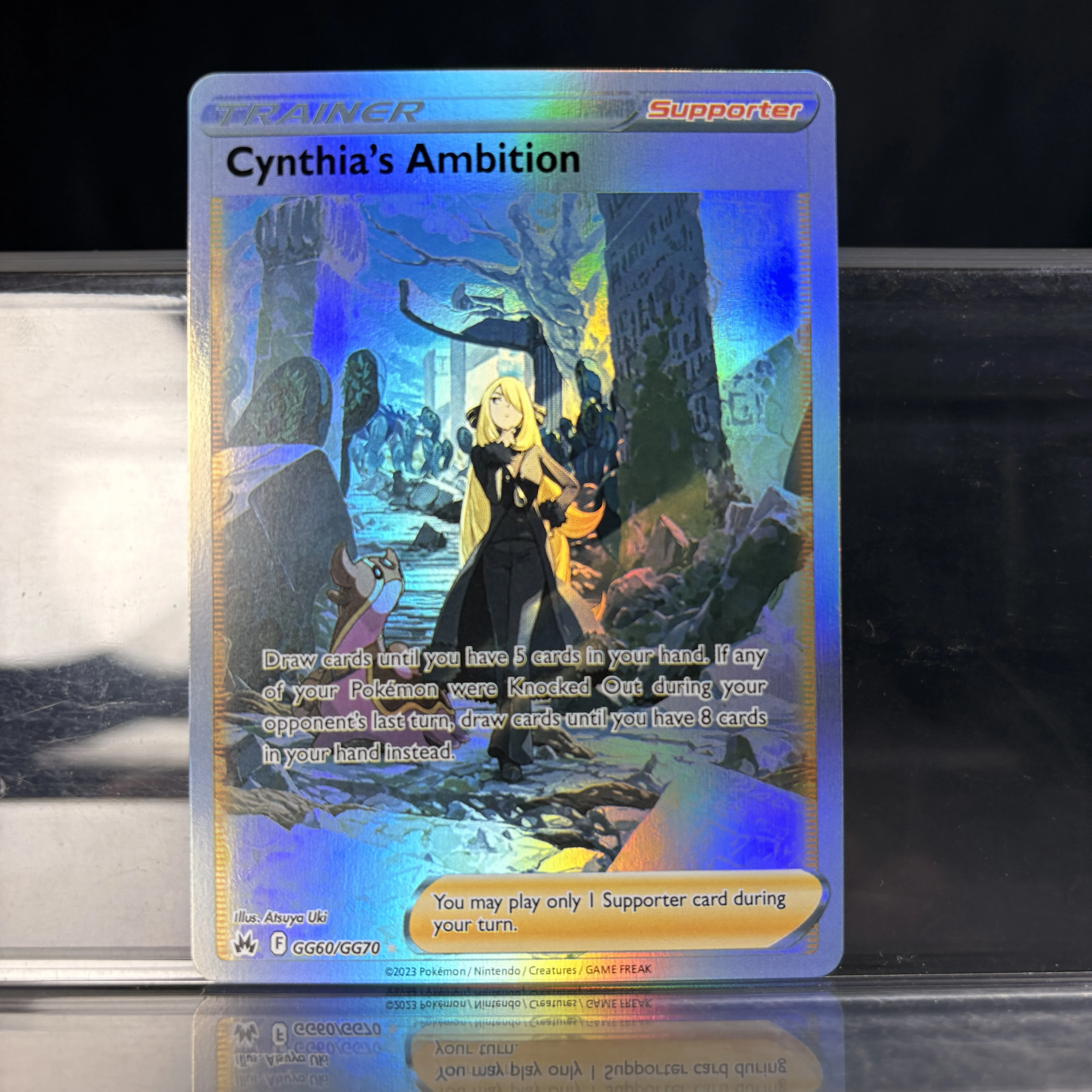 Pokemon Holographic Rare Trading Card Gioco TRAINER Series Serena Acerola Marnie Force Proxy Card Carta da collezione