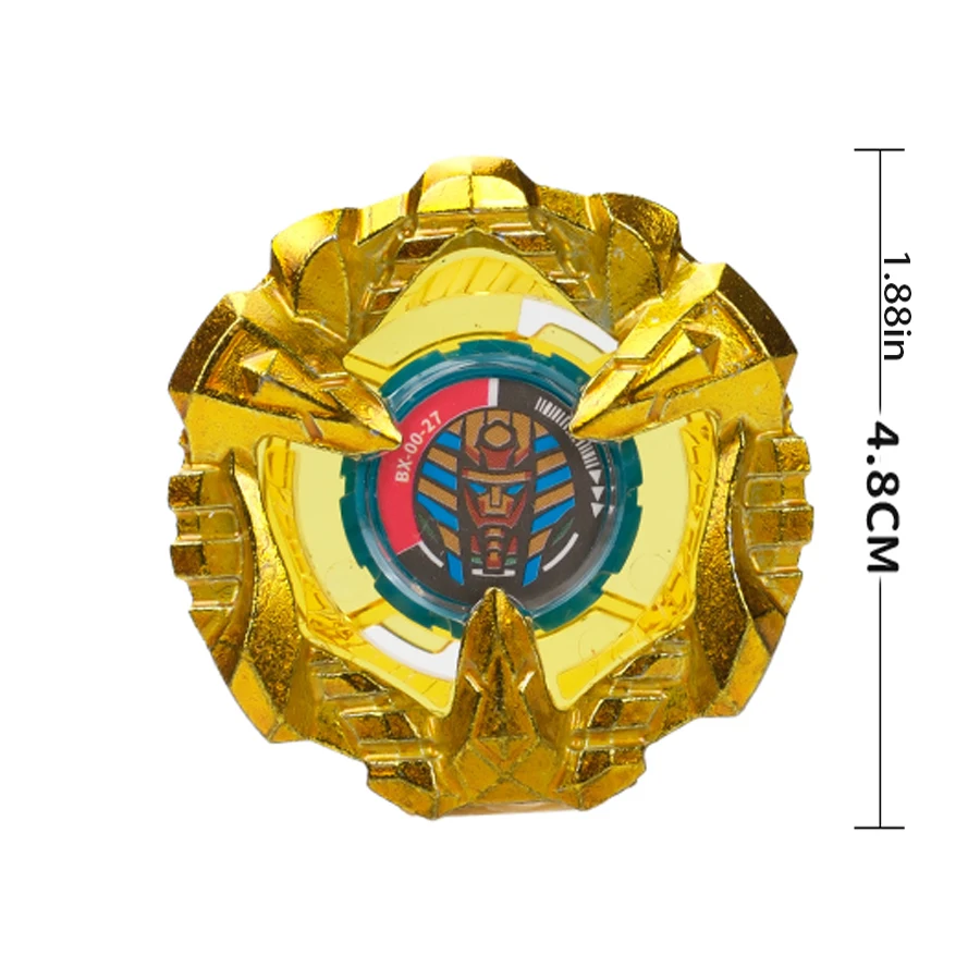 BX-00-27 攻撃タイプ ジャイロ ゴールドメタリックテクスチャ 古代エジプト風 マルチブレード攻撃構造