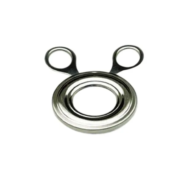 Stainless Steel Egg Clipper Topper for Soft Boiled Eggs Removes Entire Tapered Top with Shell Gently Squeeze Lift Action