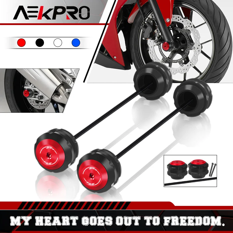 Front Rear Axle Fork Crash Sliders Protector For TRACER900GT tracer 900gt 18-26 Motorcycle Wheel Falling Protection