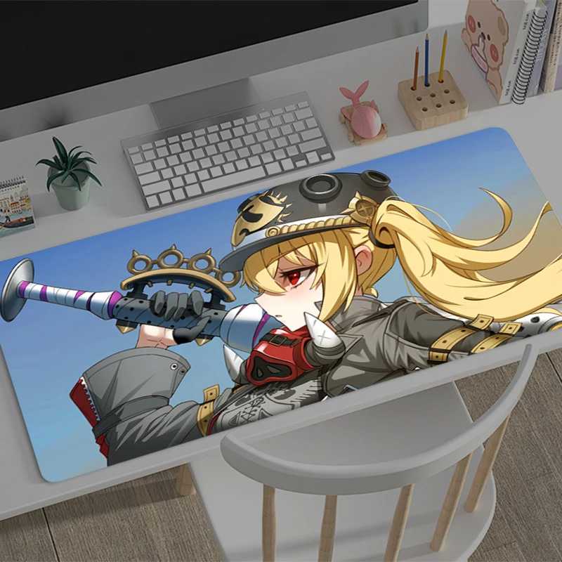 Gaming Mouse Pad Zenless Zone Zero Lucy Accessories Office Gamer Keyboard Desk Mat Non-Slip ground mat PC Large Anime Mousepad
