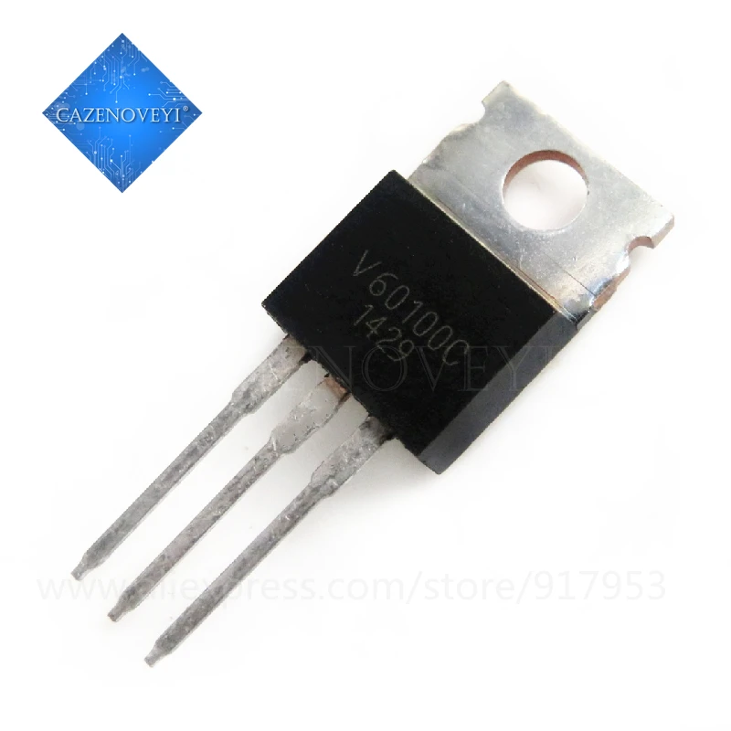 

5pcs/lot V60100C MBR60100CT TO-220 60A 100V new original In Stock