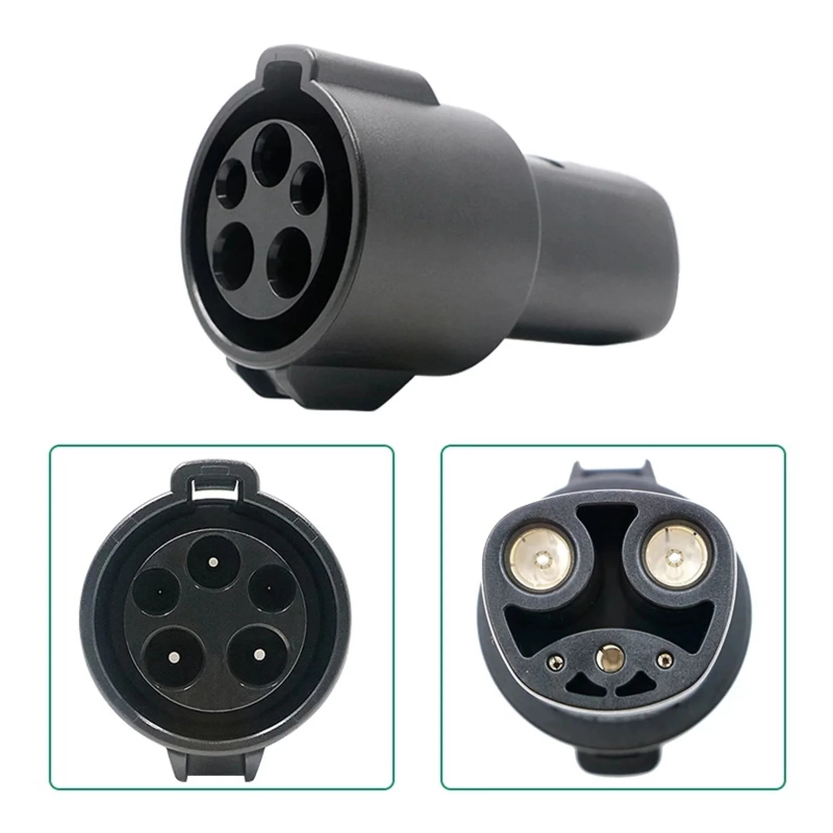 For Tesla Model X Electric Vehicle EVSE J1772 Adaptor Type 1 to Tesla Plug Car EV Charger Connector IEC 62196 Adapter