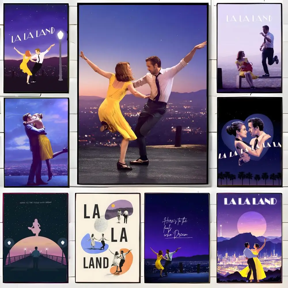 Romantic Musical Film L-La La Land Poster Wall Art Print Decorative Mural Home Decor Gift Unframed