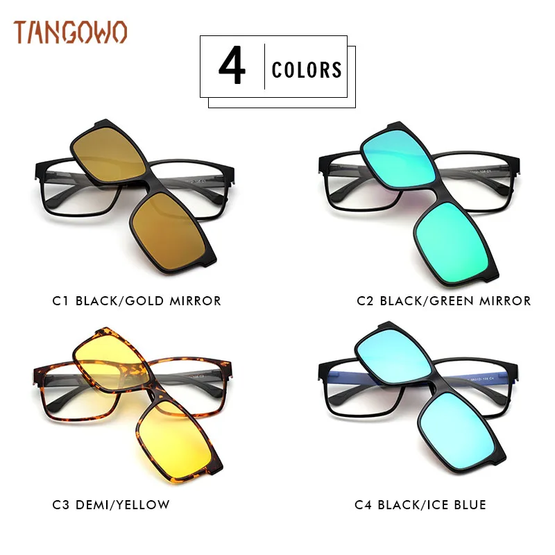 TANGOWO Prescription Glasses Man Style Clip-on Magnetic Men's Eyeglasses Lunette Computer Eyepieces for Reading Sunglasses Women - view 3