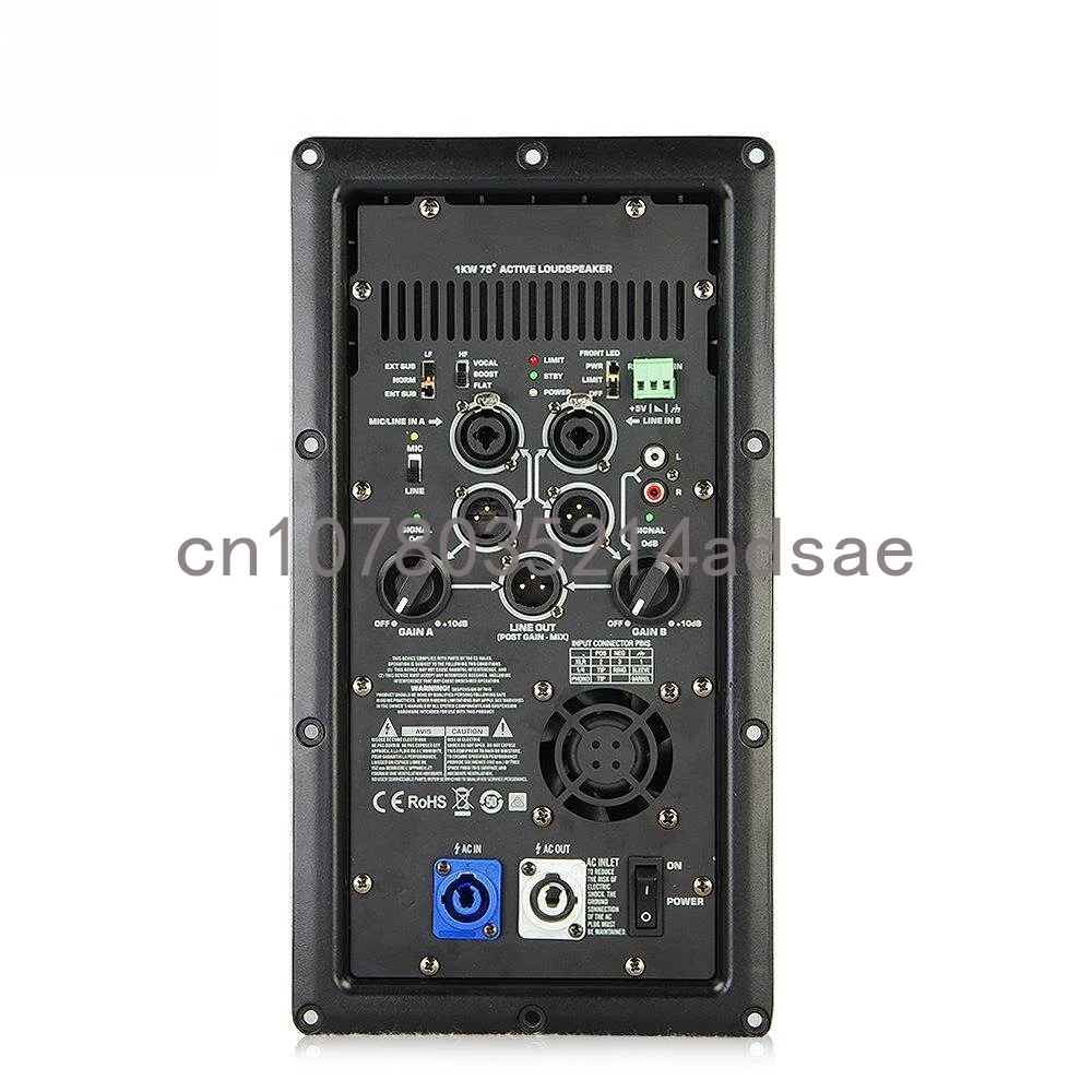15-Inch 18-inch professional performance active speaker bass digital power amplifier rear panel module subwoofer view 3