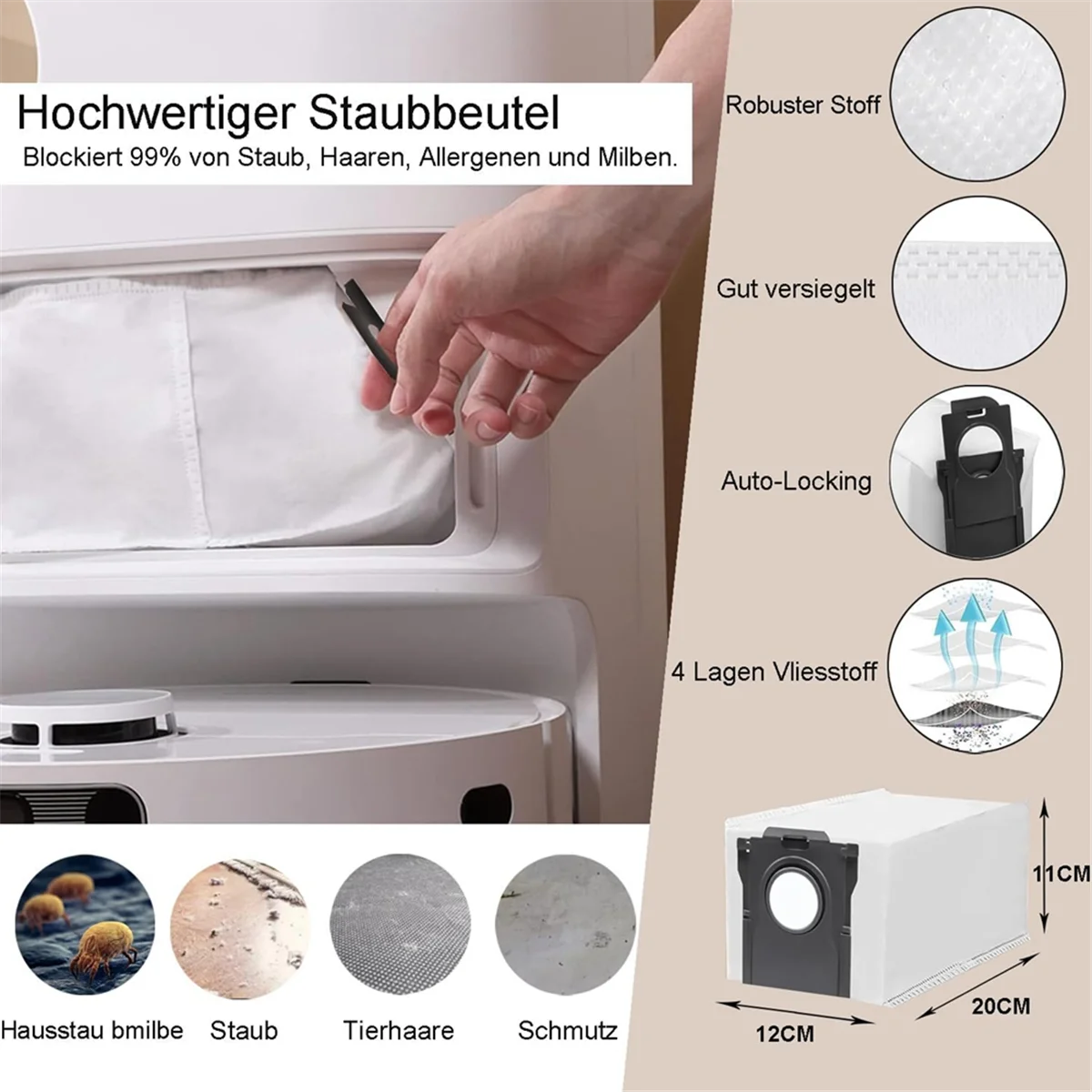 Pièces de rechange pour aspirateur robot L10s Pro Ultra, brosse latérale principale, filtre Hepa, vadrouille, sacs à poussière de gril