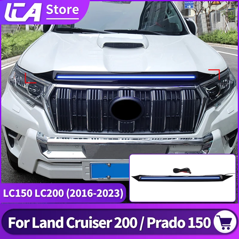 

Аксессуары для Toyota Land Cruiser Prado 150 200 Lc150 LC200, светодиодные предупреждающие декоративные лампы для дневных ходовых огней