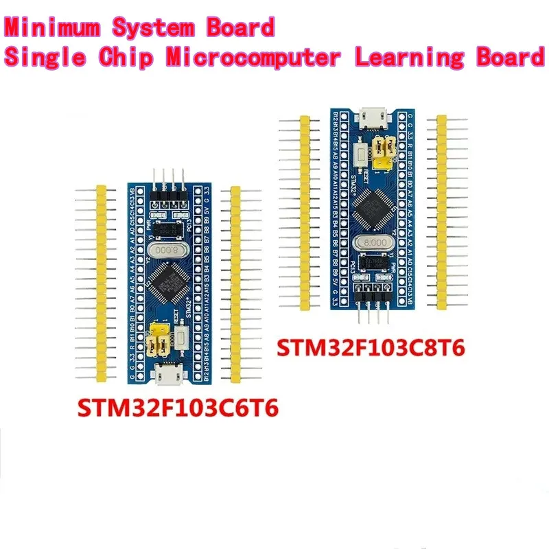 

1PCS STM32F103C6T6 STM32F103C8T6 Minimum System Board Single Chip Microcomputer Learning Board ARM Development Board