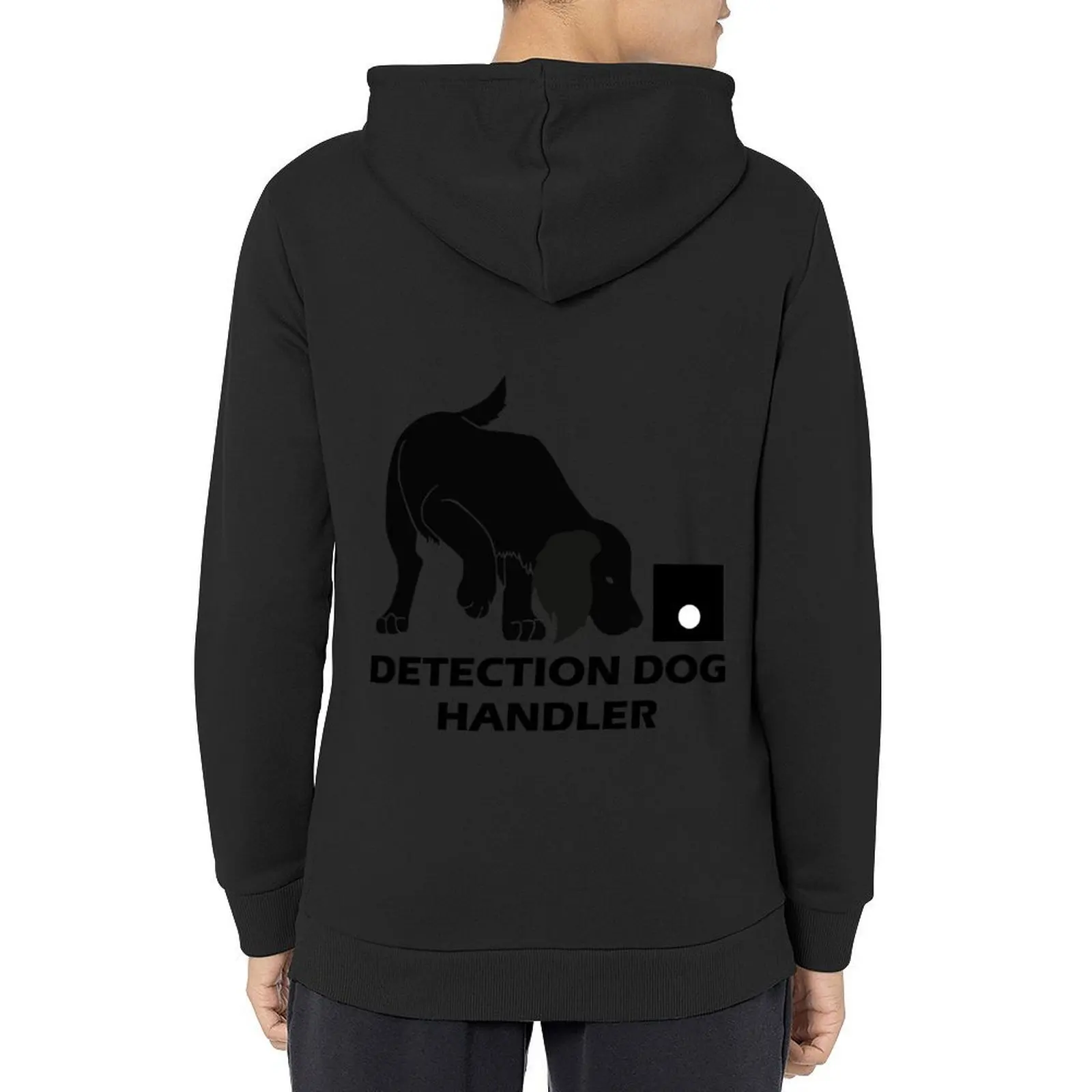 

Detection Dog Handler (spaniel, black and white) Hoodie blouse anime clothes mens designer clothes hoodie graphic