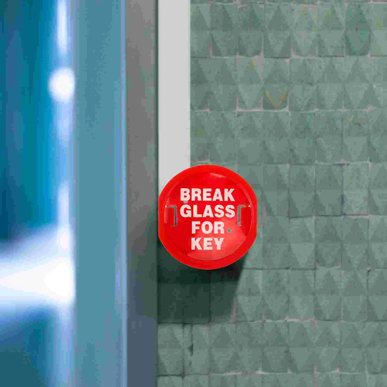 Key Holder Wall Escape Box Home Decoration for Glass Break House Plastic Locker