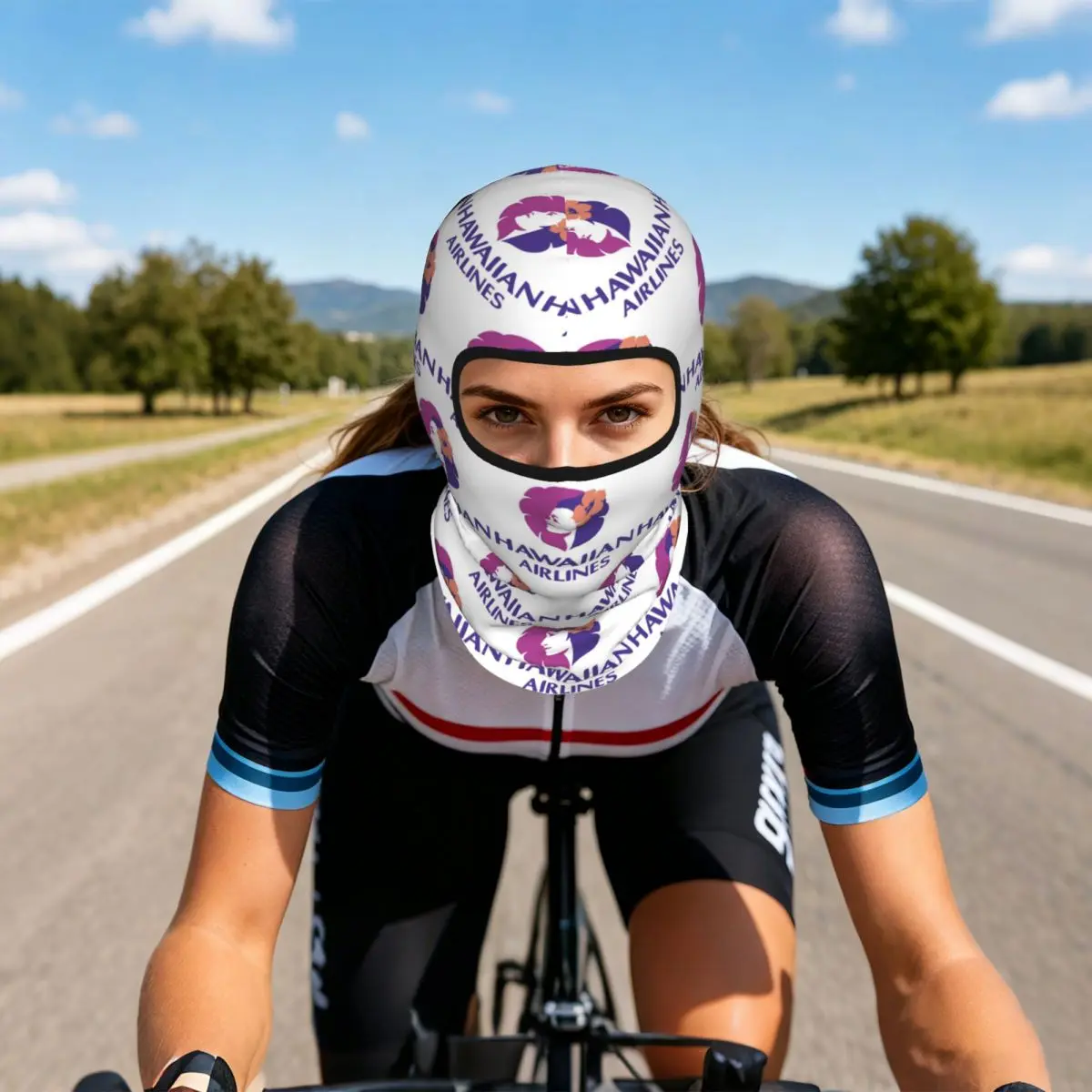 Hawaiian Airlines Herc Travel End Of Southern Summer Sale Balaclava Full Face Mask Sun Protection Neck Gaiter For Motorcycle