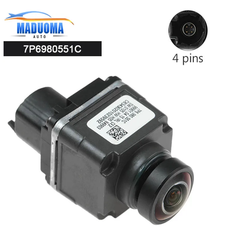 

New High Quality Reversing Camera 7P6980551C Car 7P6 980 551 C For Audi A6 C7 Q7 A8 A7 Touareg 11-18