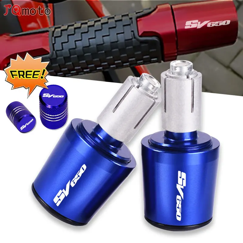 For Suzuki SV650 / S SV650S All Years Motorcycle CNC Handle Bar Handlebar Grips Cap End handle Plugs cap Accessories